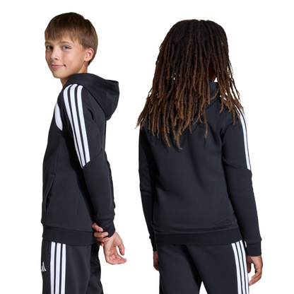 Kid's adidas Tiro 26 League Sweat Hoodie - Black/ Black/ White