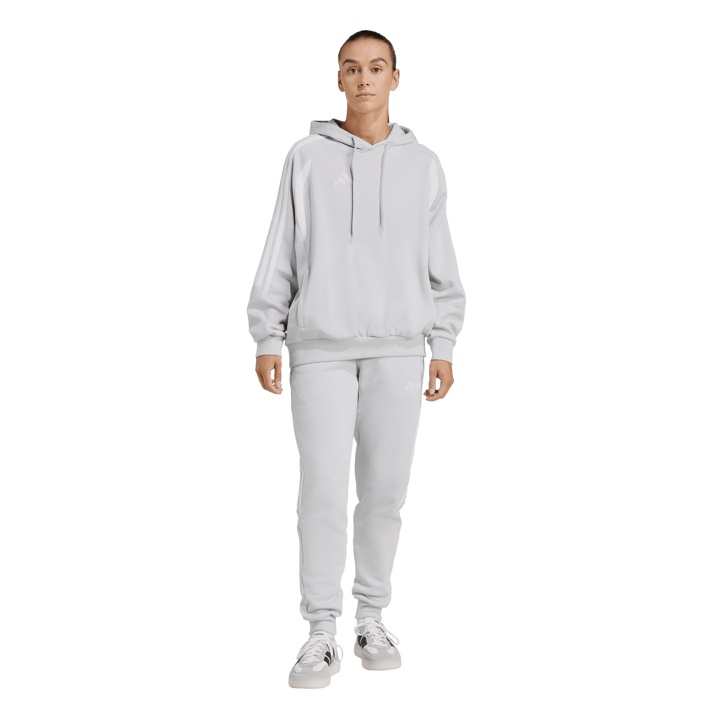 Women's adidas Tiro 26 League Sweat Hoodie - Grey/ Team Light/ White