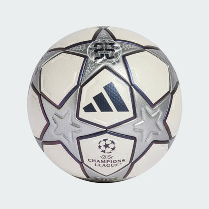 adidas UEFA Champions League 3rd Pro Soccer Ball - White/Silver Metallic