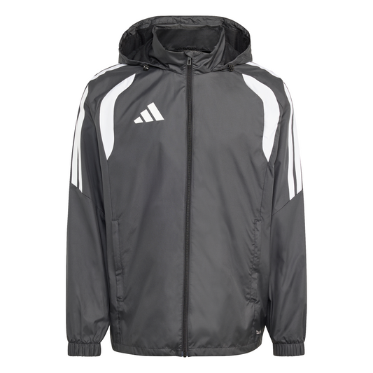 Men's adidas Tiro 26 Windbreaker - Black/ Black/ White
