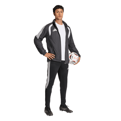 Men's adidas Tiro 26 Windbreaker - Black/ Black/ White
