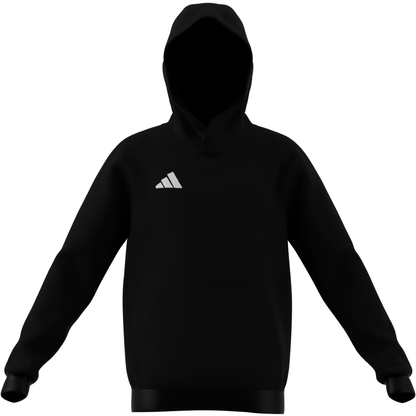 Kid's adidas Entrada 26 Hoodie - Black/ Black/ White