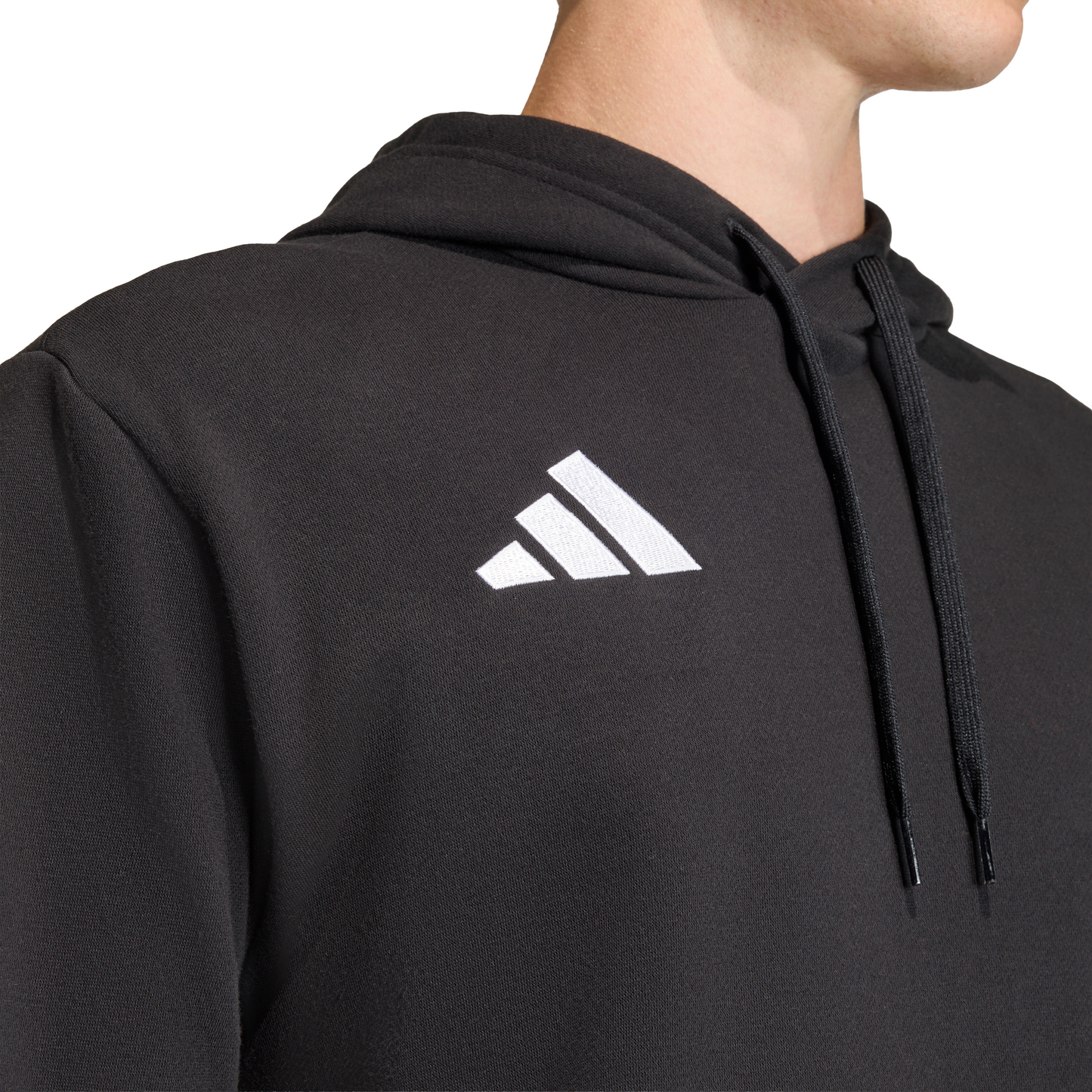 Men's adidas Entrada 26 Hoody - Black/ Black/ White