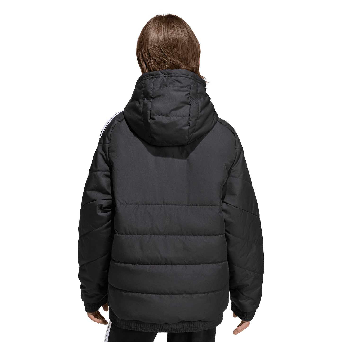 Kid's adidas Tiro 26 Winter Jacket - Black/ Black/ White