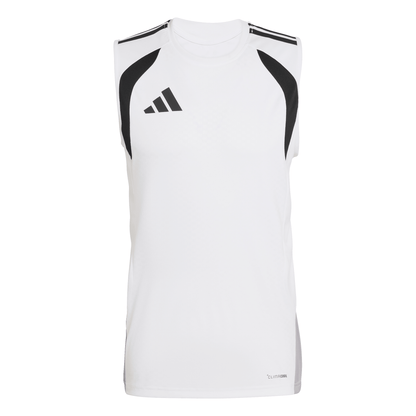 Men's adidas Tiro 26 Competition Sleeveless Jersey - White/ White/ Black