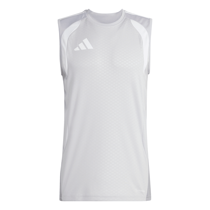 Men's adidas Tiro 26 Competition Sleeveless Jersey - Grey/ Team Light/ White