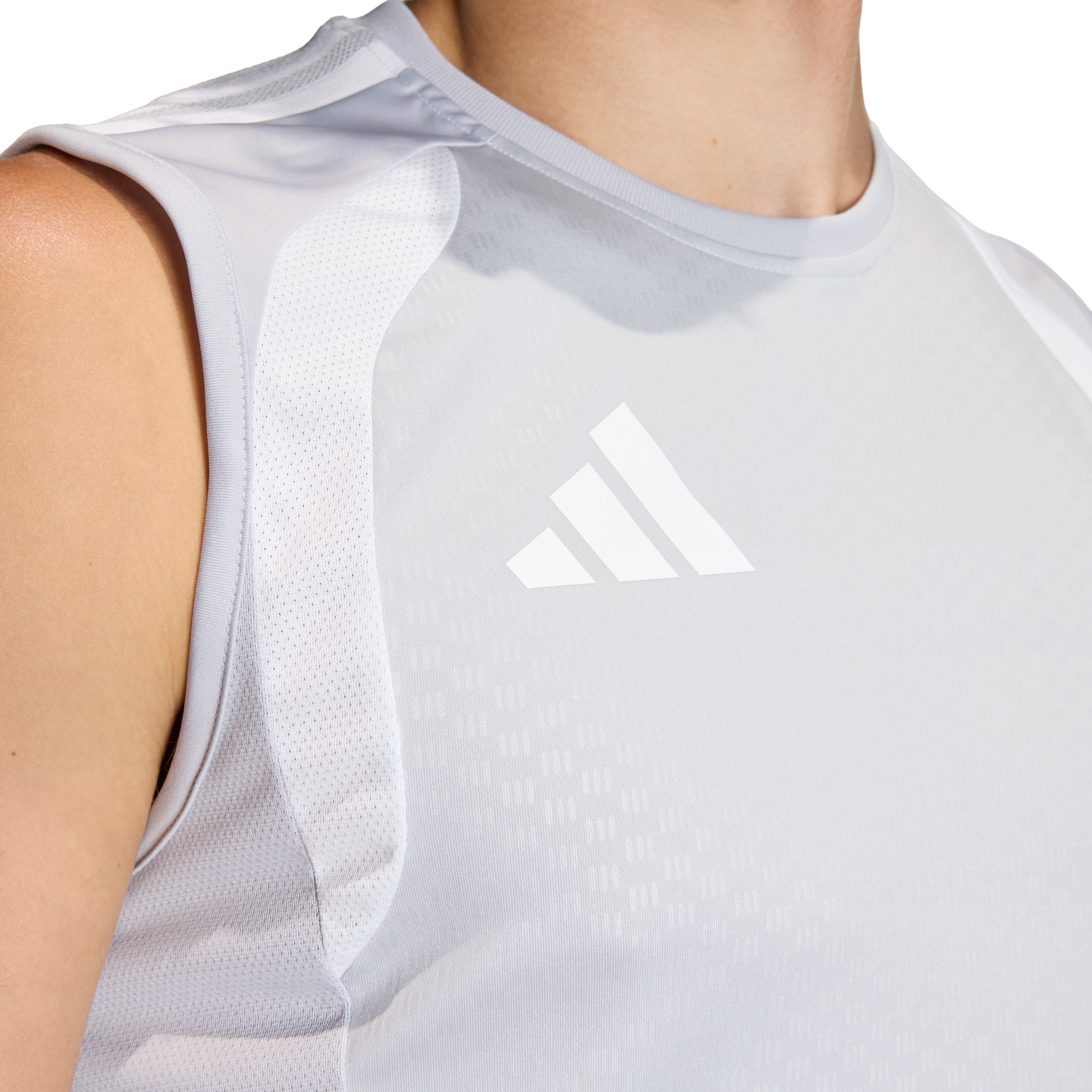 Men's adidas Tiro 26 Competition Sleeveless Jersey - Grey/ Team Light/ White