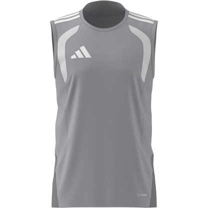 Men's adidas Tiro 26 Competition Sleeveless Jersey - Grey/ Team Light/ White