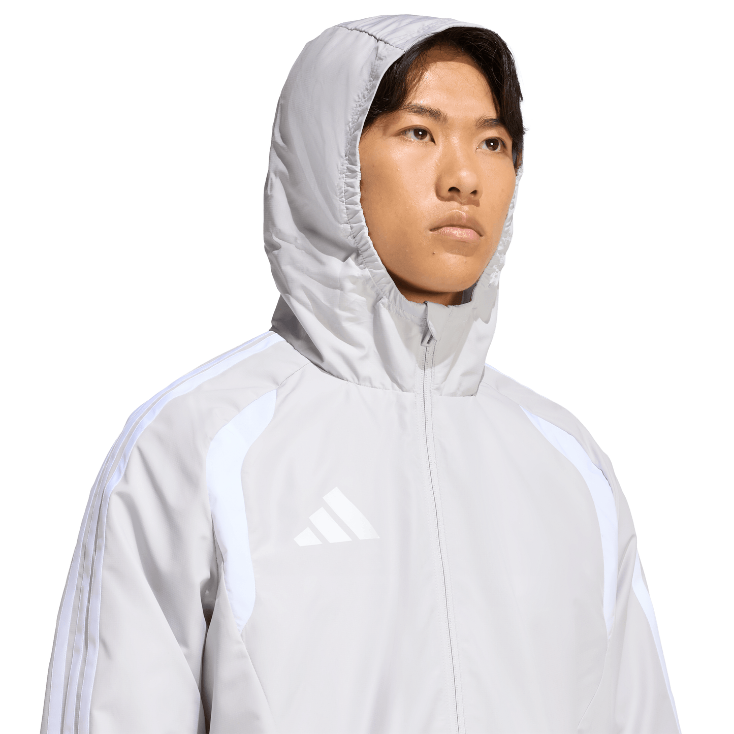 Men's adidas Tiro 26 All Weather Jacket - Grey/White