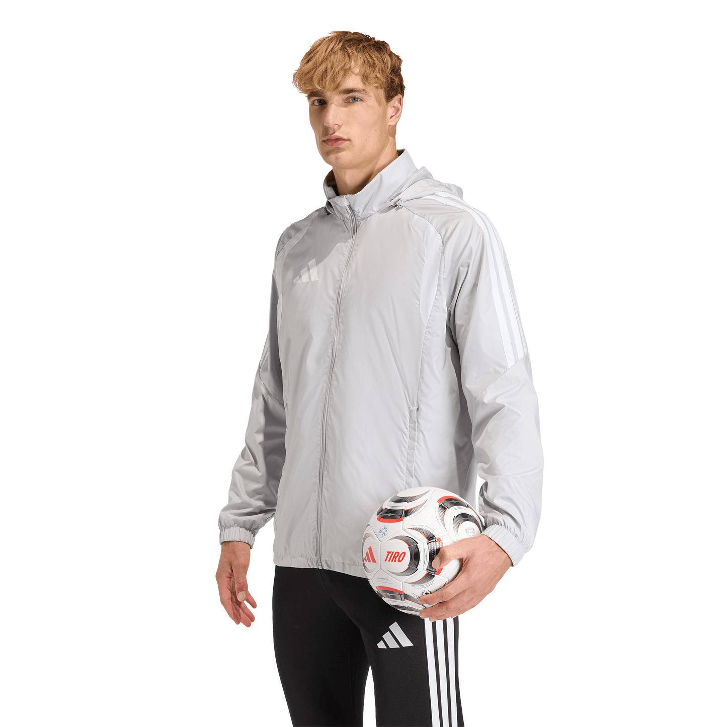 Men's adidas	Tiro 26 League Windbreaker Jacket - Grey/ Team Light/ White