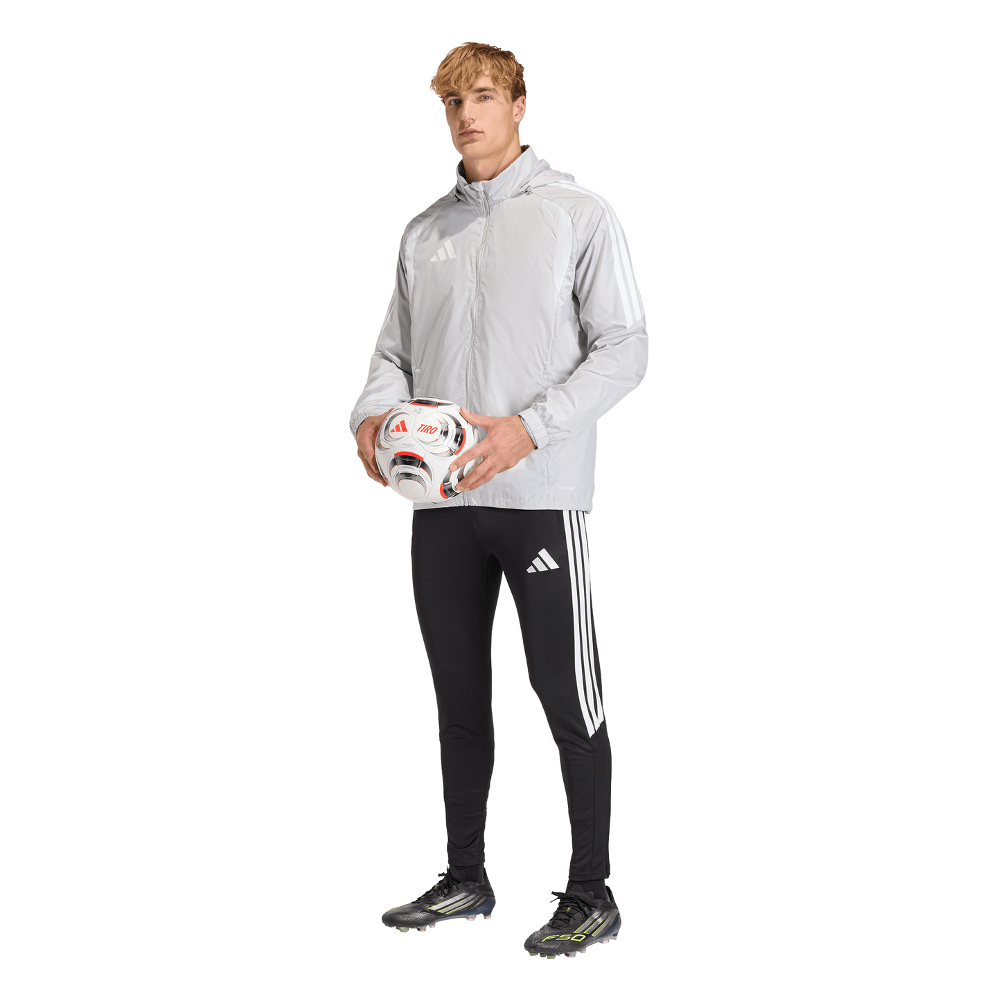 Men's adidas	Tiro 26 League Windbreaker Jacket - Grey/ Team Light/ White