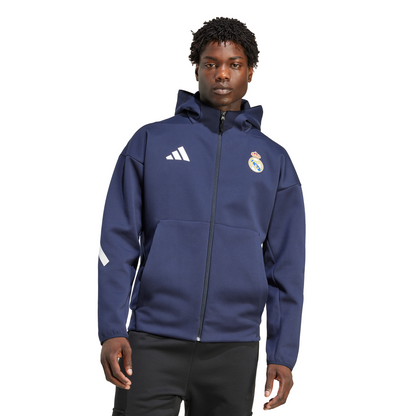 Men's adidas Real Madrid Game Day Away Anthem Jacket 2026
