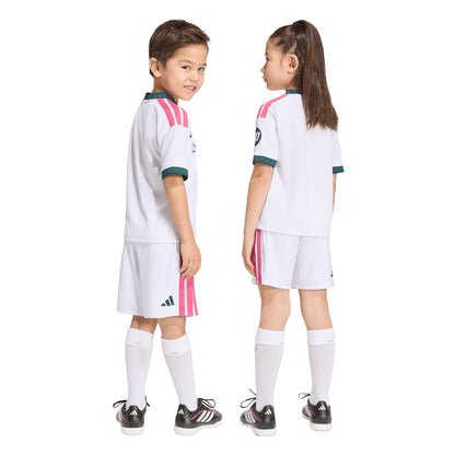 adidas Real Madrid Home Kit Little Kids