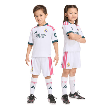 adidas Real Madrid Home Kit Little Kids