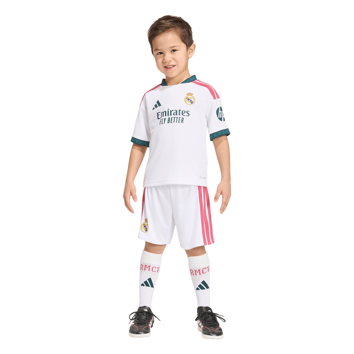 adidas Real Madrid Home Kit Little Kids