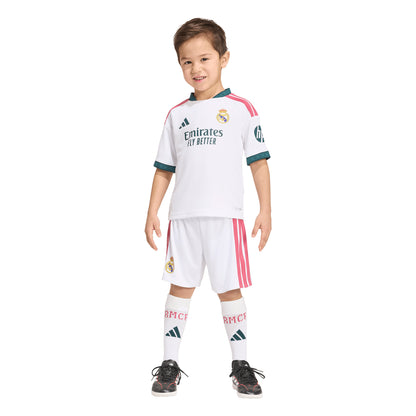 adidas Real Madrid Home Kit Little Kids