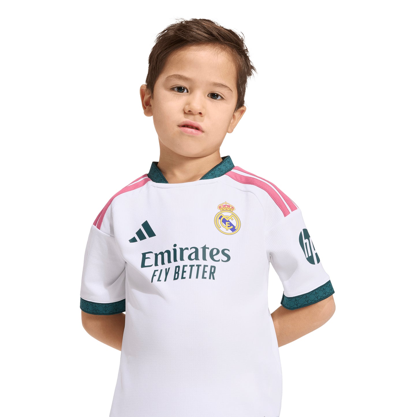 adidas Real Madrid Home Kit Little Kids