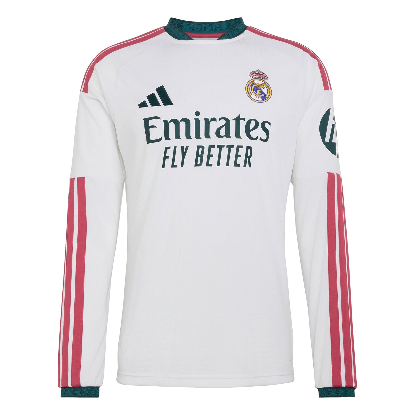 adidas Men's Replica Real Madrid Long Sleeve Home Jersey 2026/2027
