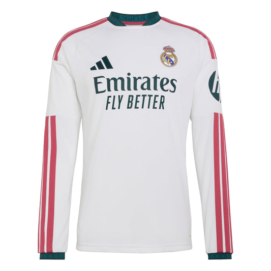 adidas Men's Replica Real Madrid Long Sleeve Home Jersey 2026/2027