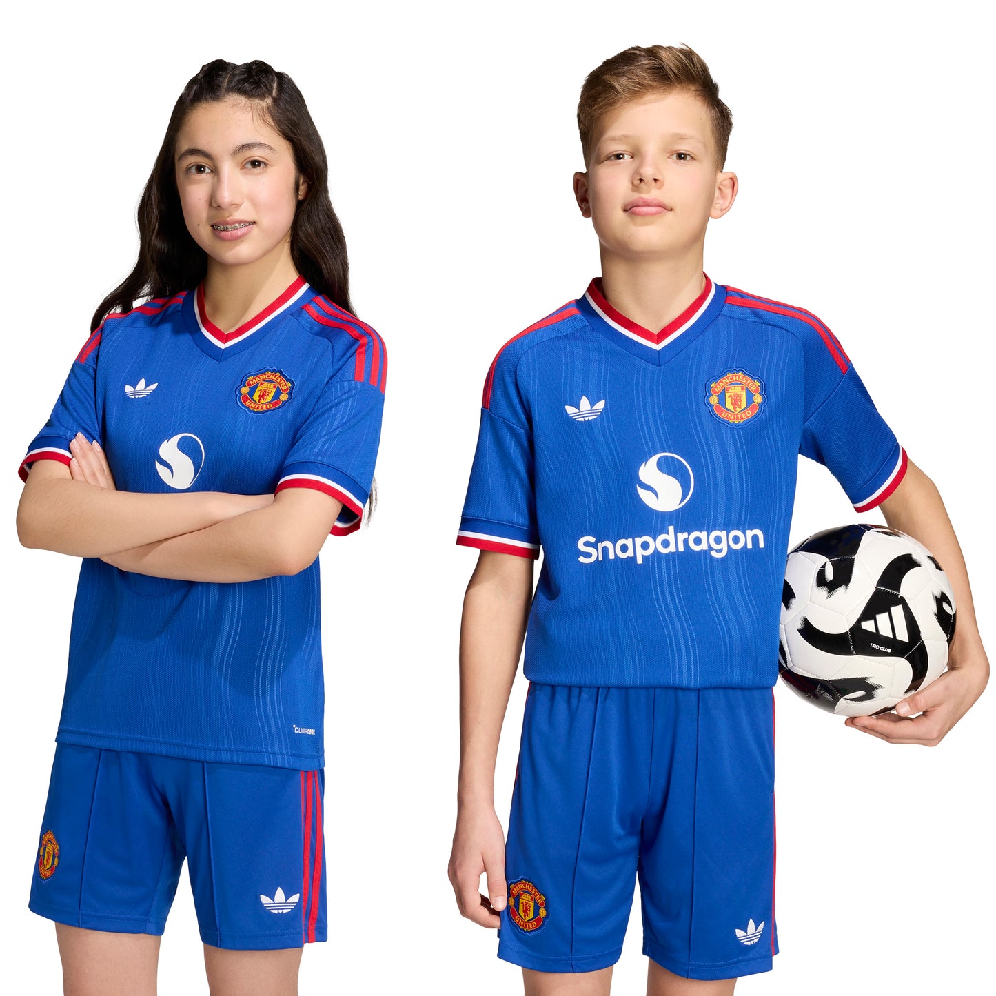 adidas Kid's Replica Away Manchester United Jersey 2026/2027