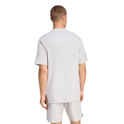 Men's adidas Tiro 26 Travel T-Shirt - Grey/ Team Light/ Black