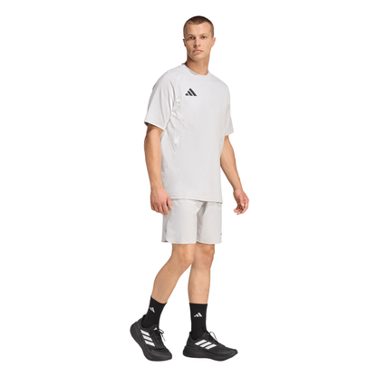 Men's adidas Tiro 26 Travel T-Shirt - Grey/ Team Light/ Black