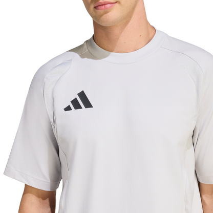 Men's adidas Tiro 26 Travel T-Shirt - Grey/ Team Light/ Black