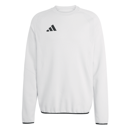Men's adidas	Tiro Travel Crew Sweatshirt - Grey/ Team Light/ Black