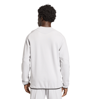 Men's adidas	Tiro Travel Crew Sweatshirt - Grey/ Team Light/ Black