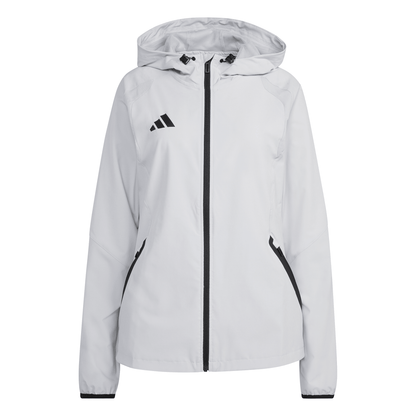 Women's adidas Tiro 26 Travel Windbreaker Jacket - Grey/ Team Light/ Black