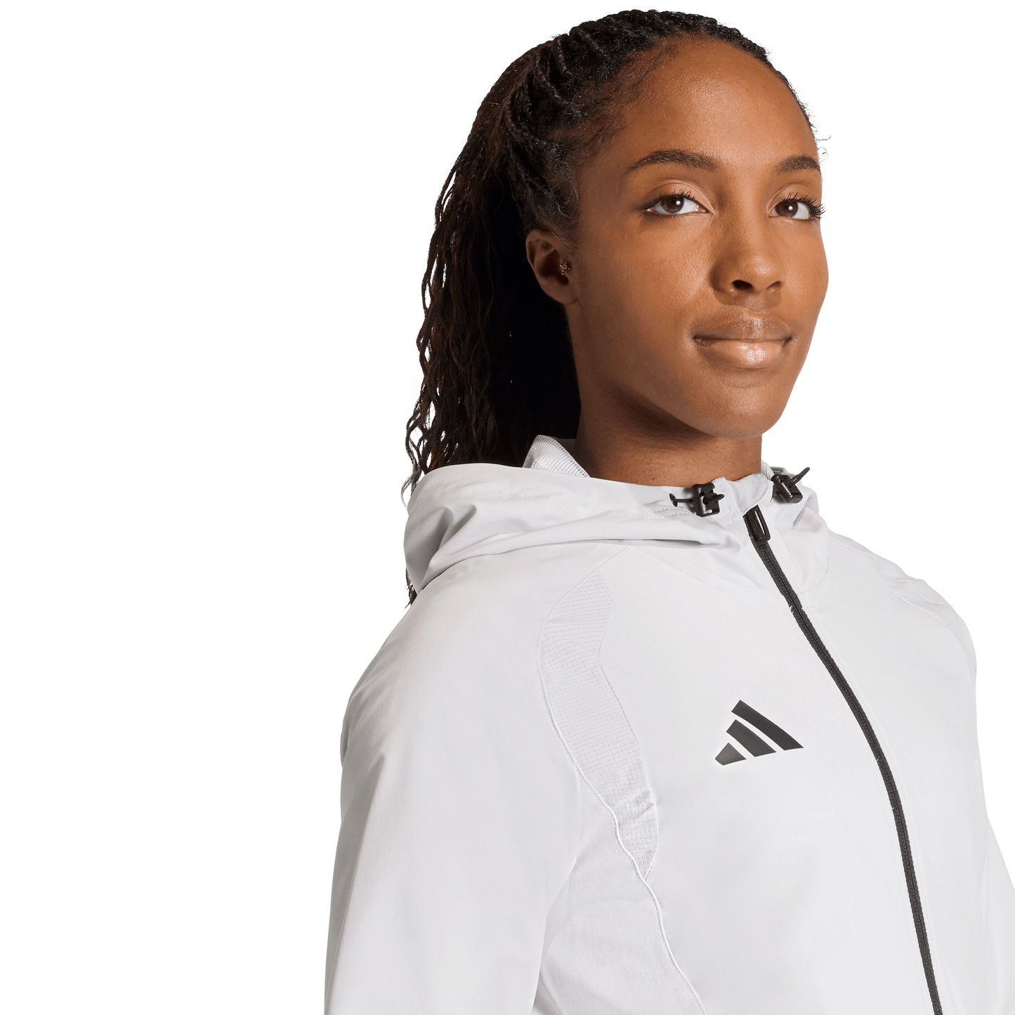 Women's adidas Tiro 26 Travel Windbreaker Jacket - Grey/ Team Light/ Black
