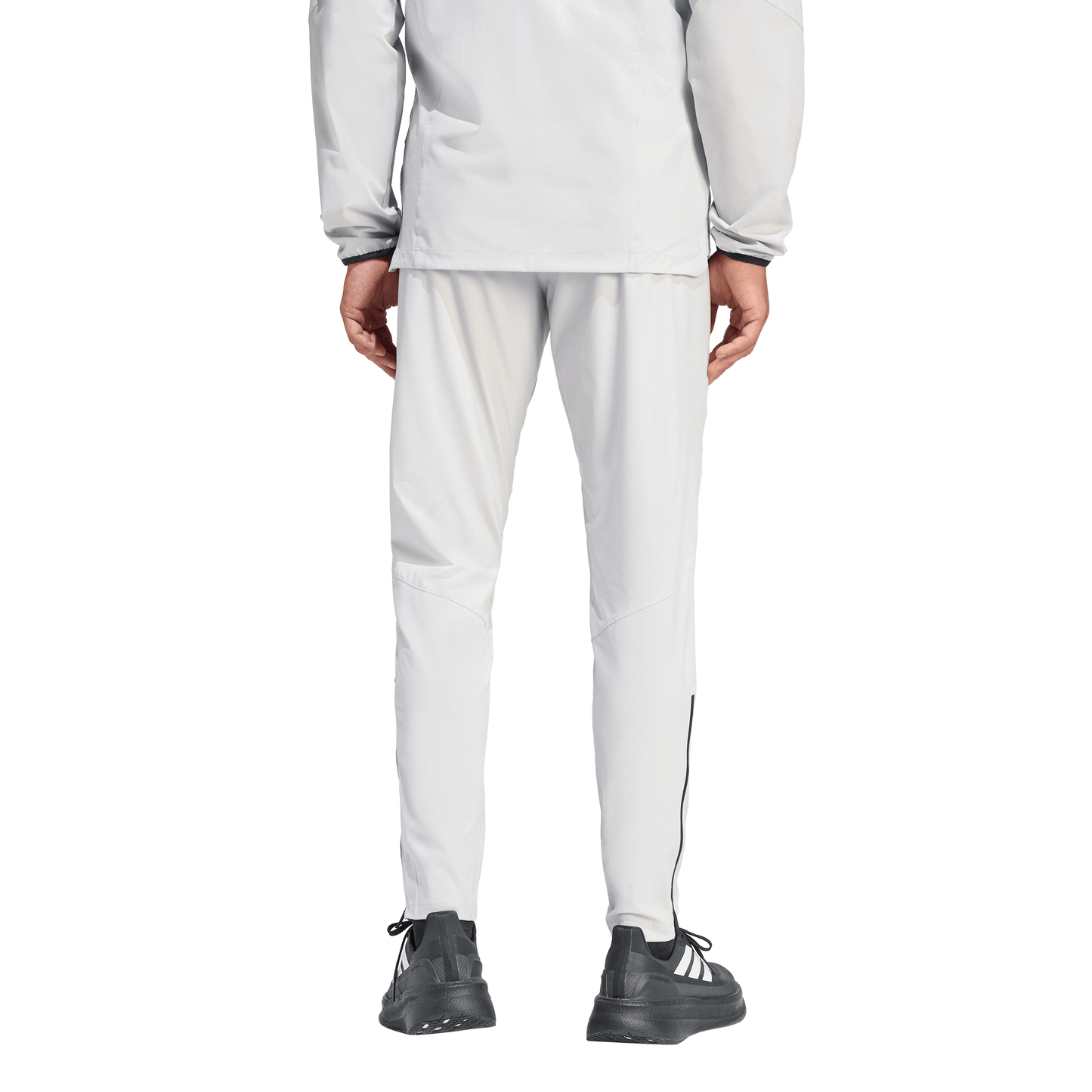 Men's adidas Tiro Travel Woven Tracksuit Bottoms - White/Black