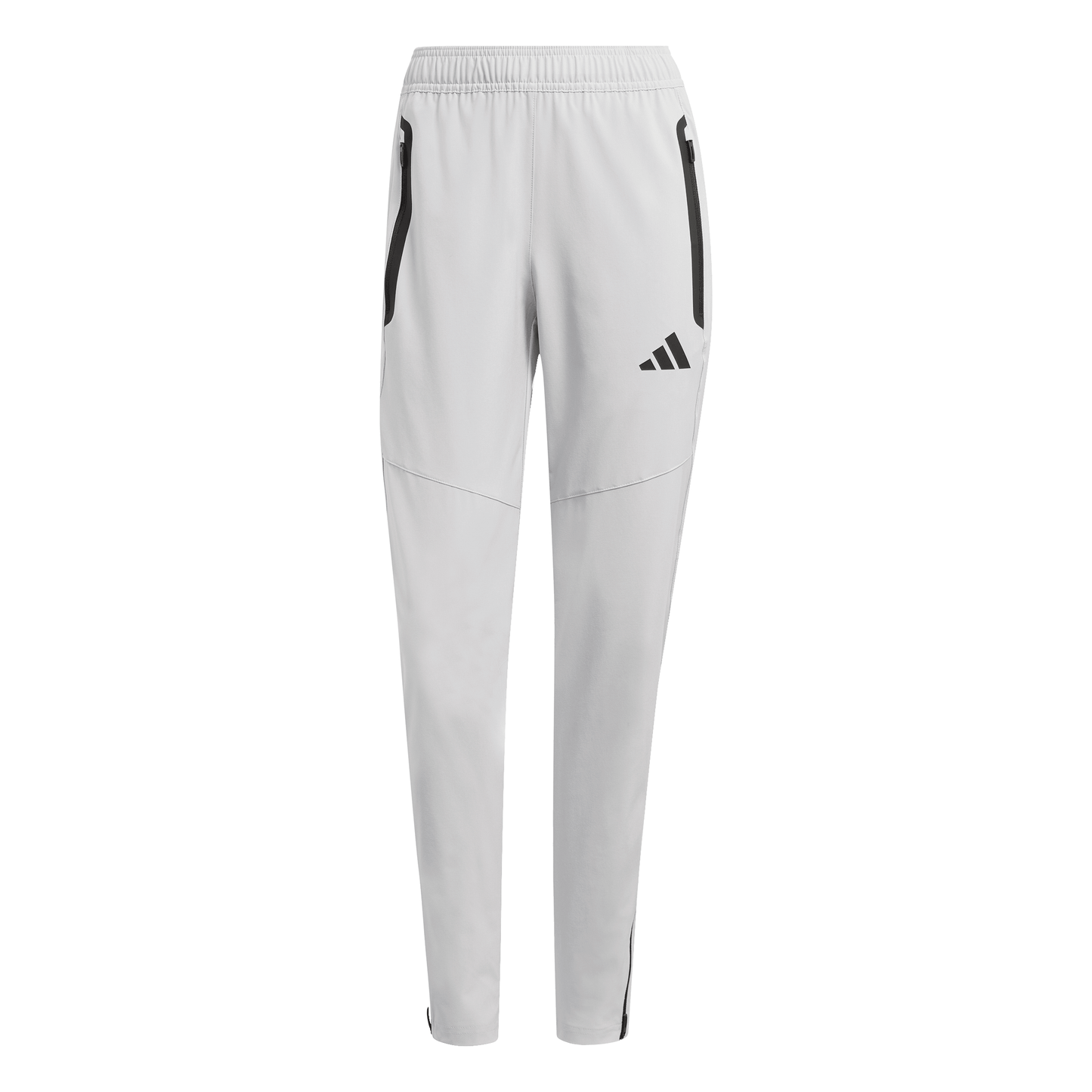 Women's adidas Tiro Travel Woven Tracksuit Bottoms - Grey/ Black