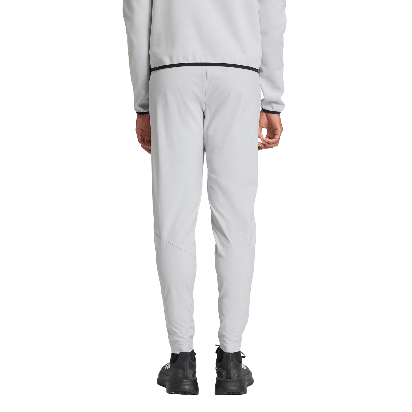 Women's adidas Tiro Travel Woven Tracksuit Bottoms - Grey/ Black