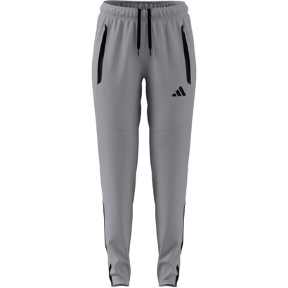 Women's adidas Tiro Travel Woven Tracksuit Bottoms - Grey/ Black