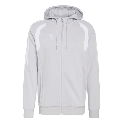 Men's adidas	Tiro 26 League Sweat Full Zip Hoodie- Grey/ Team Light/ Black