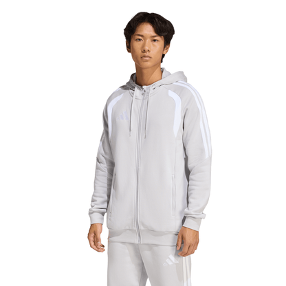 Men's adidas	Tiro 26 League Sweat Full Zip Hoodie- Grey/ Team Light/ Black