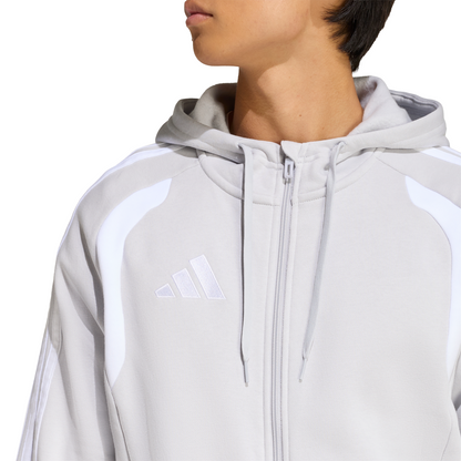Men's adidas	Tiro 26 League Sweat Full Zip Hoodie- Grey/ Team Light/ Black