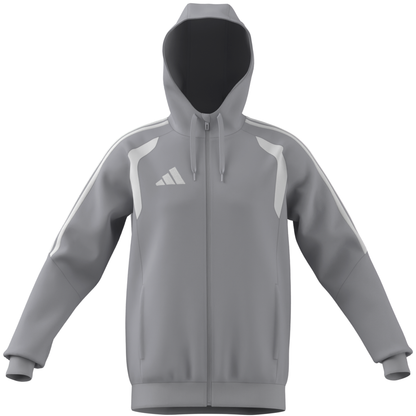 Men's adidas	Tiro 26 League Sweat Full Zip Hoodie- Grey/ Team Light/ Black