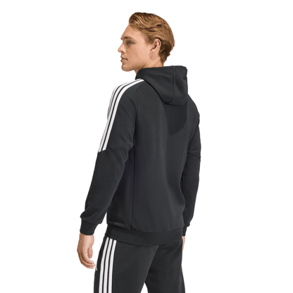 Men's adidas	Tiro 26 League Sweat Full Zip Hoodie- Black/ Black/ White