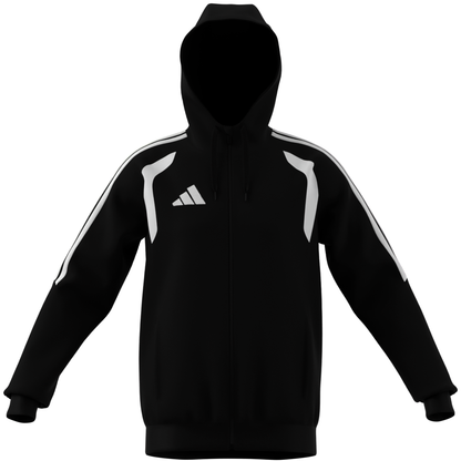 Men's adidas	Tiro 26 League Sweat Full Zip Hoodie- Black/ Black/ White
