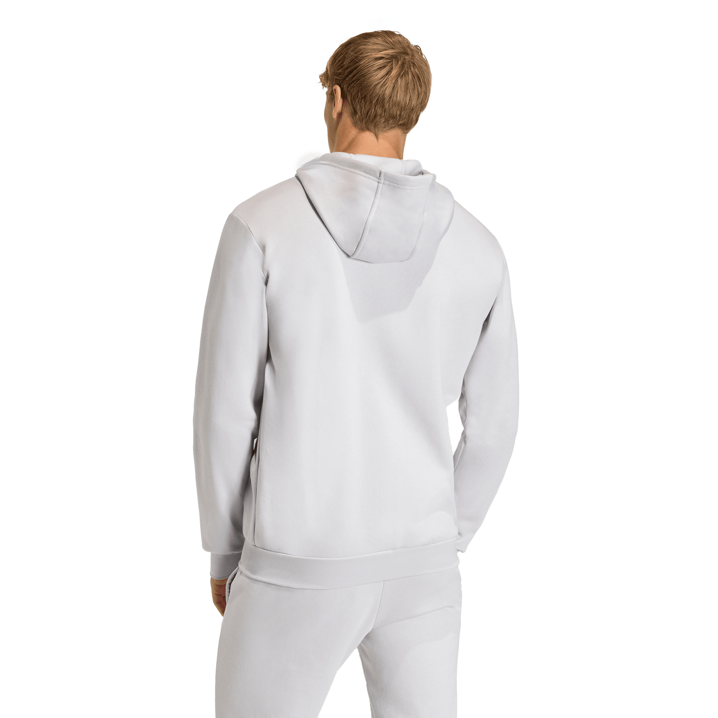 Men's adidas	Entrada 26 Full Zip Hoodie - Grey/ Team Light/ White