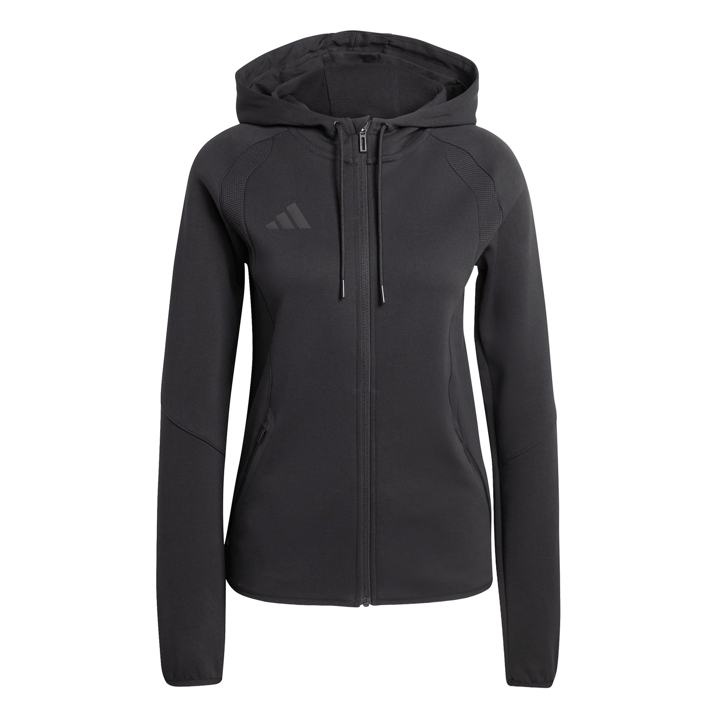 Women's adidas Tiro 26 Travel Sweat Hoodie- Black/ Black/ White