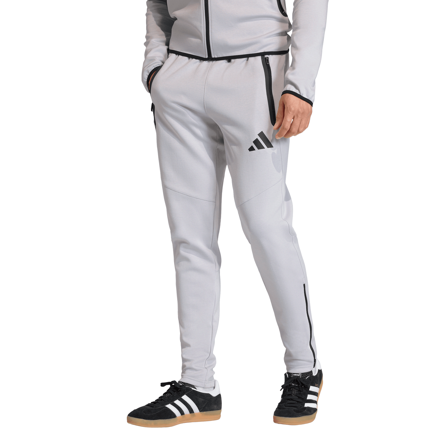 Men's adidas Tiro 26 Travel Tracksuit Bottoms - Gray/ Team Light/ White