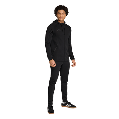 Men's adidas Tiro 26 Travel Sweat Tracksuit Bottoms - Black/ White