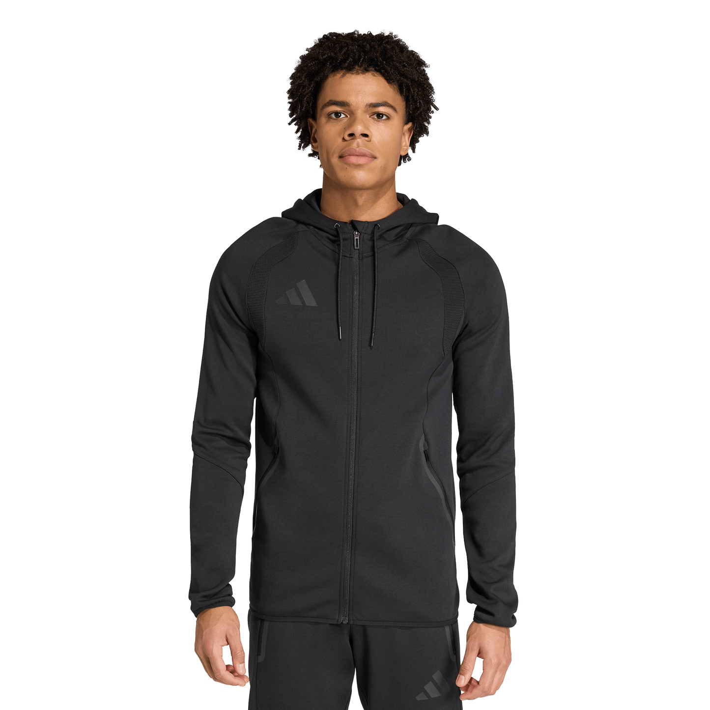 Men's adidas	Tiro 26 Travel Sweat Hoodie - Black/ Black