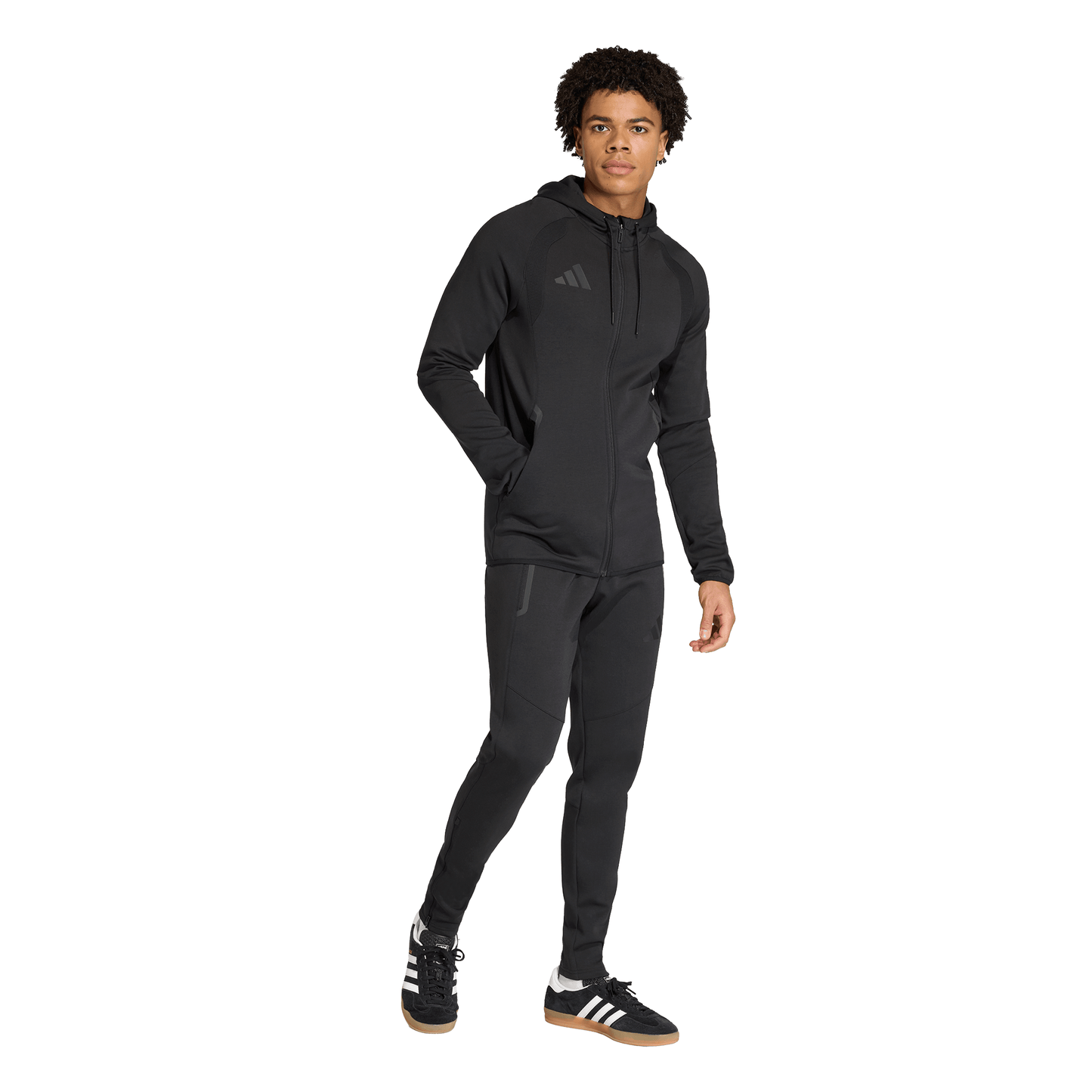Men's adidas	Tiro 26 Travel Sweat Hoodie - Black/ Black