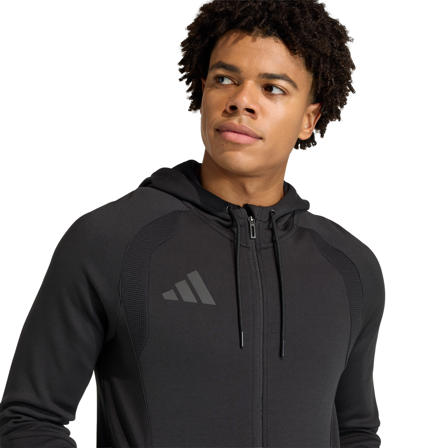 Men's adidas	Tiro 26 Travel Sweat Hoodie - Black/ Black
