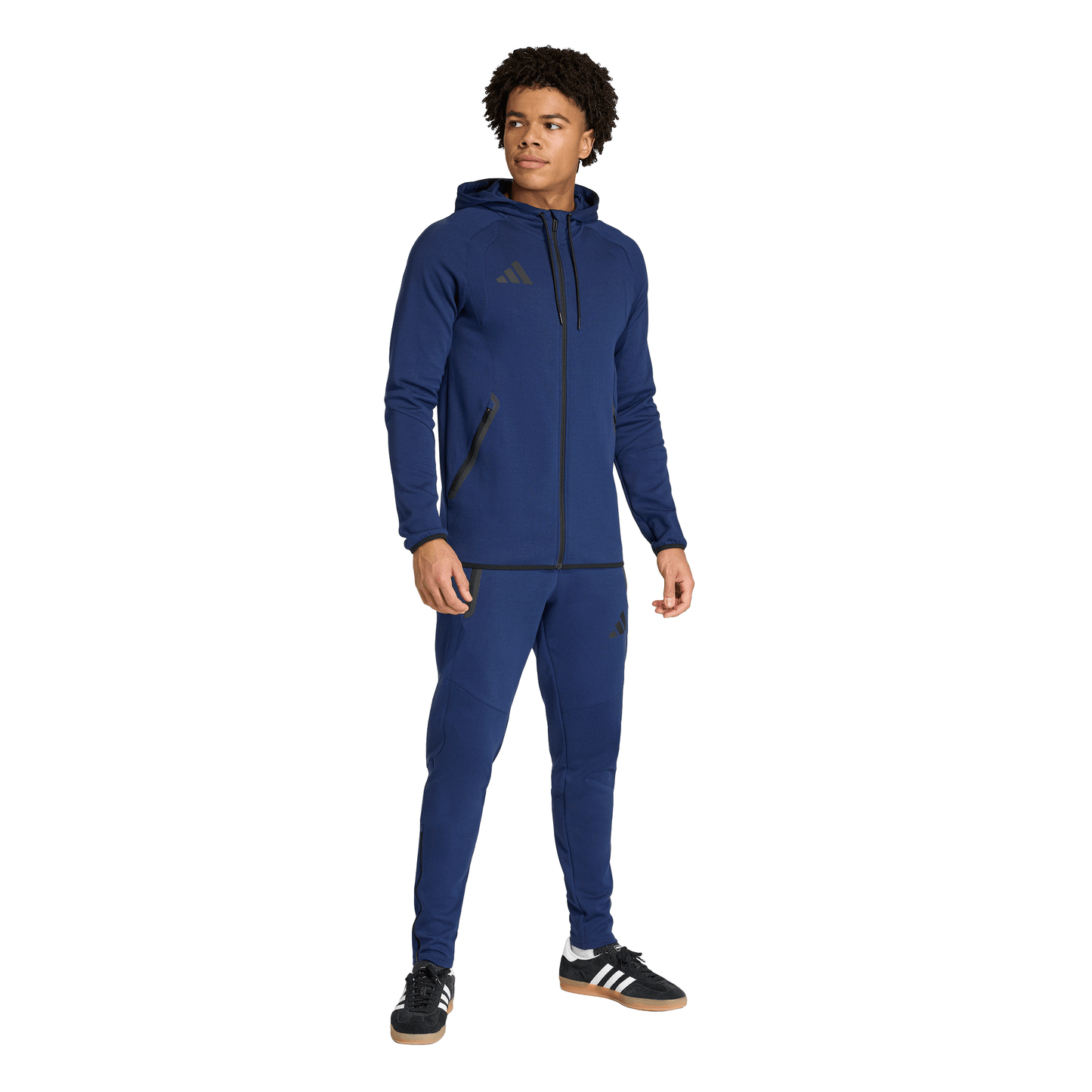 Men's adidas Tiro 26 Travel Sweat Hoody - Team Navy/ Blue