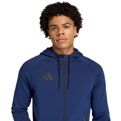 Men's adidas Tiro 26 Travel Sweat Hoody - Team Navy/ Blue